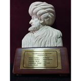 Fatih Sultan Mehmed-Osmanlı Padişahı Kaide üzerinde büst-heykel-portre