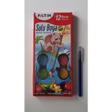 Fatih Sulu Boya 12 Renk Çocuklar İçin Ergonomik ve Yıkanabilir Boya Seti