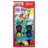Fatih Sulu Boya, 12 Renk, Su Bazlı Boya Seti