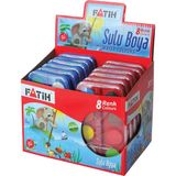 Fatih Sulu Boya 8 Renk Big Size Çocuklar İçin Yerli Üretim Kolay Kullanım
