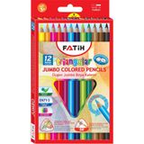 Fatih Tricolor Üçgen Tam Boy 12 Renk Kuruboya