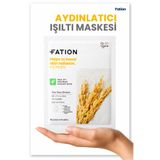 Fation 5 Adet Real Fit Rice Bran Brightening Mask | Pirinç Kepeği ve Niacinamide Aydınlatıcı Maske, 125ml