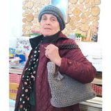 Fatmadan Örgü Omuz Çantası - Alüminyum Gri