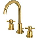 Fauceture FSC8923DX Concord Yaygın Banyo Bataryası, Fırçalanmış Pirinç