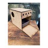 Fauna Pet Supplies Sultan Papağanı Muhabbet Kuşu Üretim için Yuvalık Folluk (G:27 Y:25 E:19 cm)
