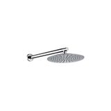 Fause Ankastre Borulu Oval Slim Metal 25 cm Duş Başlığı