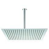 Fause Ankastre Duş Başlığı Borulu Kare Slim Metal 50x50 cm Tavandan KDB101-KTD111