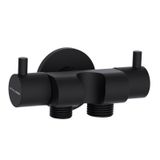 Fause Çift Çıkışlı Çiftli Taharet Musluğu Askılı KDC108 (KDC108-B)
