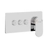 Fause Comfort 3 Yönlü Krom Ankastre Banyo Bataryası