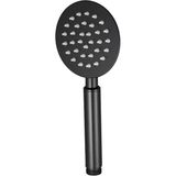Fause El Duş Başlığı 304 Çelik Metal Oval KE103 (Mat Siyah)