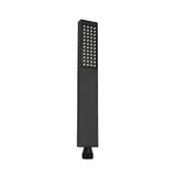Fause KE102 Pirinç Metal Kare Mat Siyah El Duş Başlığı