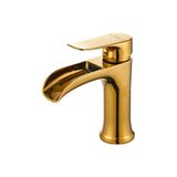 Fause KLB112-G Şelale Altın Gold Lavabo Bataryası