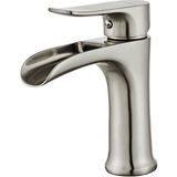 Fause Lavabo Bataryası Şelale Fırçalanmış Nikel KLB112-BR
