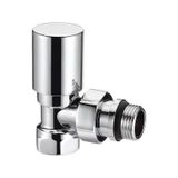 Fause Radyatör Havlupan Vanası Köşe Tip 1/2'' Krom KVN101