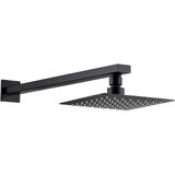 Fause Slim Metal 20x20 cm Gri Kare Duş Başlığı