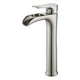 Fause Yüksek Çanak Lavabo Bataryası Şelale Fırçalanmış Nikel Ksl112-br Çok Renkli