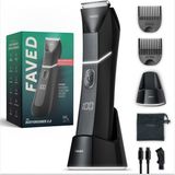 Faved Bodygroomer 2.0 Özel Tıraş Makinesi ve Vücut Kılı Düzeltici, Erkekler Için Devrim Niteliğinde Güvenlik Bıçağı, 120 Dakika Güç, Duşa Dayanıklı, LED Işık, Canavar Modu - Almanya'dan