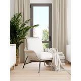 Favolli Kadife Dokulu Bej Ada Fon Perde Ekstrafor Büzgülü Dream Series - 250 x 260 cm