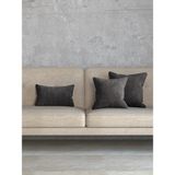 Favolli Kadife Dokulu Çakıl Rengi Kırlent Kılıfı Dream Serisi Punch Için Uygun Gizli FERMUAR50 x 30 cm