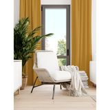 Favolli Kadife Dokulu Safran Rengi Ada Fon Perde Ekstrafor Büzgülü Dream Series - 300 x 250 cm