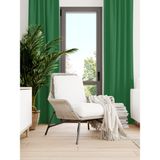 Favolli Kadife Dokulu Zümrüt Rengi Ada Fon Perde Ekstrafor Büzgülü Dream Series - 150 x 260 cm - Zümrüt Yeşili