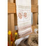 Favora %100 Pamuk Güpürlü Çeyizlik Havlu 50X90 - Pudra - 50 x 90 cm