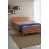 Favora %100 Pamuk Ranforce Premium Çift Kişilik Çarşaf - Gül Kurusu - 240 x 260