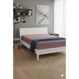 Favora %100 Pamuk Ranforce Premium Çift Kişilik Lastikli Çarşaf - Gül Ku - Gül Kurusu - 160 x 200