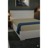 Favora %100 Pamuk Ranforce Premium King Size Lastikli Çarşaf - Bej - 180 x 200