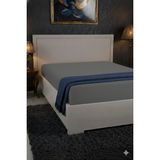 Favora %100 Pamuk Ranforce Premium King Size Lastikli Çarşaf - Koyu Gri - 180 x 200