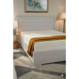 Favora %100 Pamuk Ranforce Premium King Size Lastikli Çarşaf - Krem - 180 x 200