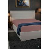 Favora %100 Pamuk Ranforce Premium King Size Lastikli Çarşaf - Pudra - 180 x 200
