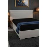 Favora %100 Pamuk Ranforce Premium King Size Lastikli Çarşaf - Siyah - 0 - Siyah - 180 x 200