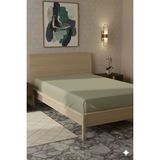 Favora %100 Pamuk Ranforce Premium Tek Kişilik Çarşaf - Bej - 160 x 240