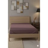 Favora %100 Pamuk Ranforce Premium Tek Kişilik Çarşaf - Gül Kurusu - 160 x 240