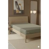 Favora %100 Pamuk Ranforce Premium Tek Kişilik Çarşaf - Vizon - 160 x 240