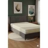 Favora %100 Pamuk Ranforce Premium Tek Kişilik Lastikli Çarşaf - Krem - 100 x 200