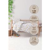 FAVORA Baby %100 Pamuk Astronot Bebek Nevresim Takımı - Gri F1846