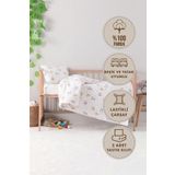 FAVORA Baby %100 Pamuk Dream Sweet Bebek Nevresim Takımı - Pembe F1846