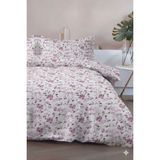Favora Bella Çift Kişilik %100 Pamuk Nevresim Takımı - Mürdüm - 200 x 220 cm