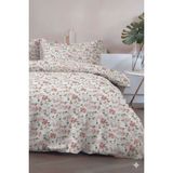 Favora Bella Çift Kişilik %100 Pamuk Nevresim Takımı - Pudra - 200 x 220 cm