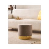FAVORA Bodrum Puf - Kahverengi FVR0128