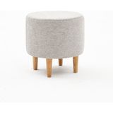 Favora Fındık Puf - Bej - 40 x 42