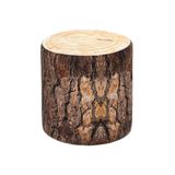 Favora Kütük Puf Silindir - Kahverengi