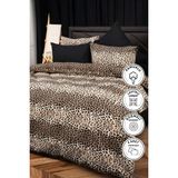 Favora Leopar Desenli Lastikli Çarşaflı Çift Kişilik Nevresim Takımı - 200 x 220 cm