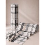 Favora Metrelik Nevresimlik Kumaş 1 Metre Piemo Desen Gri - 240 cm - 100 cm