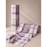 Favora Metrelik Nevresimlik Kumaş 1 Metre Piemo Desen Mürdüm - 240 cm - 100 cm