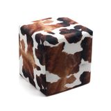 Favora Milky Puf - Kahverengi - Beyaz