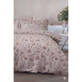 Favora Odeon Çift Kişilik %100 Pamuk Nevresim Takımı - Bej - 200 x 220 cm