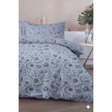 Favora Odeon Çift Kişilik %100 Pamuk Nevresim Takımı - Mavi - 200 x 220 cm